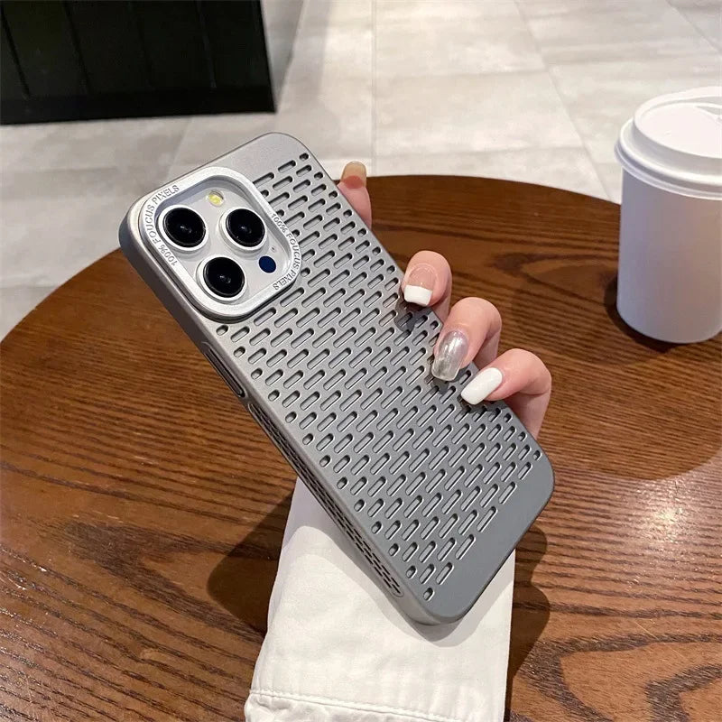 Titanium Luxury Breathable Matte ultra thin case iPhone